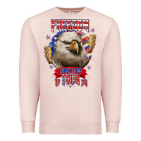 Pale Pink freedom born free tour 1776 Premium Sweatshirt - NancyCooperArtShop
