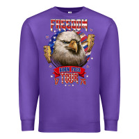 Purple freedom born free tour 1776 Premium Sweatshirt - NancyCooperArtShop