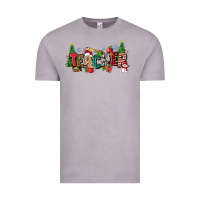 Vintage Zinc Christmas teacher Vintage Tee - Zillion Design Studio