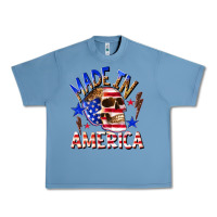Pebble Blue made in america Urban Heavy Tee - texasbilliewilder