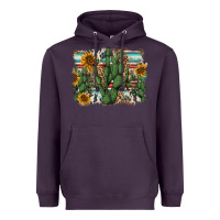 Plum serape sunflowers cactus Heavyweight Hoodie - AdoDesignShop