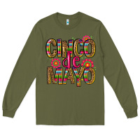 Army Green cinco de mayo Long Sleeve Tee - CTS Tumbler Store
