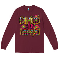 Burgundy cinco de mayo Long Sleeve Tee - CTS Tumbler Store