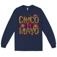 Navy cinco de mayo Long Sleeve Tee - CTS Tumbler Store