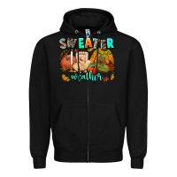 Black pumpkın Spıce Zipper Hoodie - AdoDesignShop