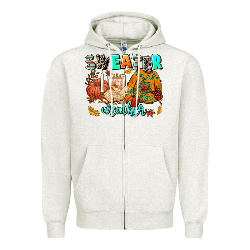 Pumpkın Spıce Zipper Hoodie by AdoDesignShop | Teevron