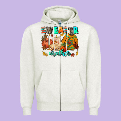 Pumpkın Spıce Zipper Hoodie Designed By Adodesignshop