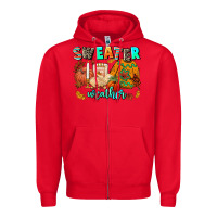 Red pumpkın Spıce Zipper Hoodie - AdoDesignShop