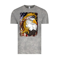 Cloud Rock american mullet   eagle Vintage Tee - BarkalooDesign