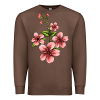 Chestnut pink flowers hibiscus Premium Sweatshirt - Jasminsmagicworld