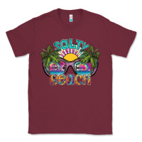 Burgundy salty beach Classic Tee - SublimationCraftShop