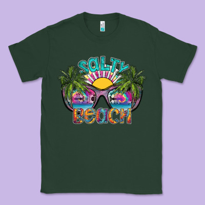 Salty Beach Classic Tee Designed By Sublimationcraftshop