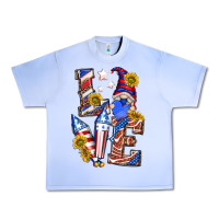 Grape Ice love 4th of july with gnome Urban Heavy Tee - texasbilliewilder