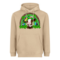 Mushroom st patricks cow rainbow Heavyweight Hoodie - Artiststas