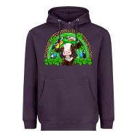 Plum st patricks cow rainbow Heavyweight Hoodie - Artiststas