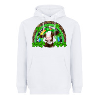 White st patricks cow rainbow Heavyweight Hoodie - Artiststas