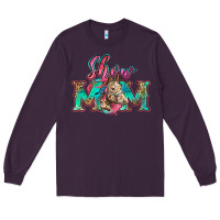 Plum show mom horse Long Sleeve Tee - Zillion Design Studio
