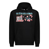 Black ultrasound tech Premium Hoodie - MaliasSmallBusiness