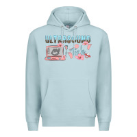 Blue Mist ultrasound tech Premium Hoodie - MaliasSmallBusiness