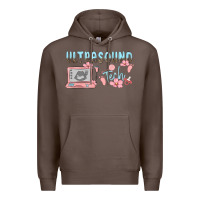 Coffee ultrasound tech Premium Hoodie - MaliasSmallBusiness