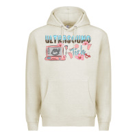 Oatmeal Heather ultrasound tech Premium Hoodie - MaliasSmallBusiness