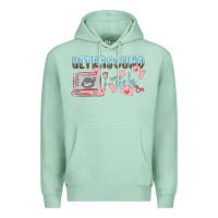 Seafoam ultrasound tech Premium Hoodie - MaliasSmallBusiness
