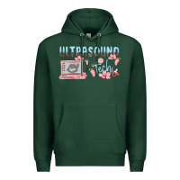 Sports Green ultrasound tech Premium Hoodie - MaliasSmallBusiness