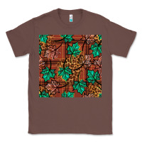Chestnut fall leaves seamless pattern Classic Tee - BundleAndBundleShop
