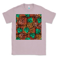 Lilac fall leaves seamless pattern Classic Tee - BundleAndBundleShop