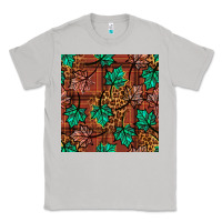 Moon Dust fall leaves seamless pattern Classic Tee - BundleAndBundleShop