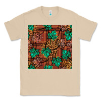 Mushroom fall leaves seamless pattern Classic Tee - BundleAndBundleShop
