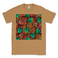 Toasted Coconut fall leaves seamless pattern Classic Tee - BundleAndBundleShop