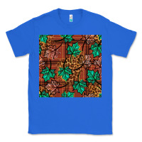 True Royal fall leaves seamless pattern Classic Tee - BundleAndBundleShop