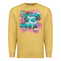 Antique Gold nursing is a work of Premium Sweatshirt - BarkalooDesign