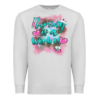 Dove Grey nursing is a work of Premium Sweatshirt - BarkalooDesign