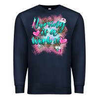 Navy nursing is a work of Premium Sweatshirt - BarkalooDesign