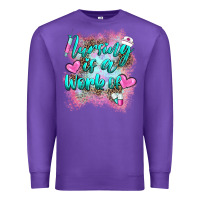 Purple nursing is a work of Premium Sweatshirt - BarkalooDesign