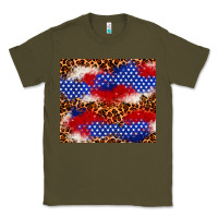 Army Green 4th of July USA flag leopard 20oz tumbler Classic Tee - Neo Western