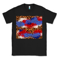 Black 4th of July USA flag leopard 20oz tumbler Classic Tee - Neo Western