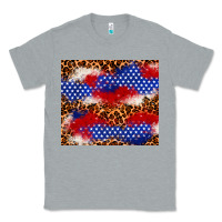 Heather Grey 4th of July USA flag leopard 20oz tumbler Classic Tee - Neo Western