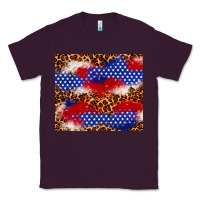 Plum 4th of July USA flag leopard 20oz tumbler Classic Tee - Neo Western