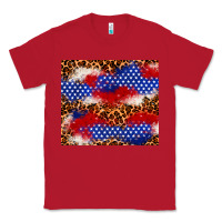 Red 4th of July USA flag leopard 20oz tumbler Classic Tee - Neo Western