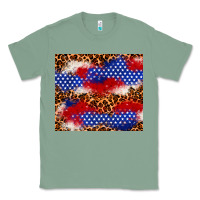 Sage 4th of July USA flag leopard 20oz tumbler Classic Tee - Neo Western