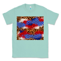 Seafoam 4th of July USA flag leopard 20oz tumbler Classic Tee - Neo Western