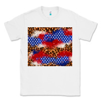 White 4th of July USA flag leopard 20oz tumbler Classic Tee - Neo Western