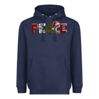 Navy peace christmas Heavyweight Hoodie - AdoDesignShop