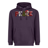 Plum peace christmas Heavyweight Hoodie - AdoDesignShop