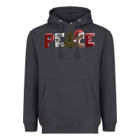 Peace Christmas Heavyweight Hoodie | Teevron