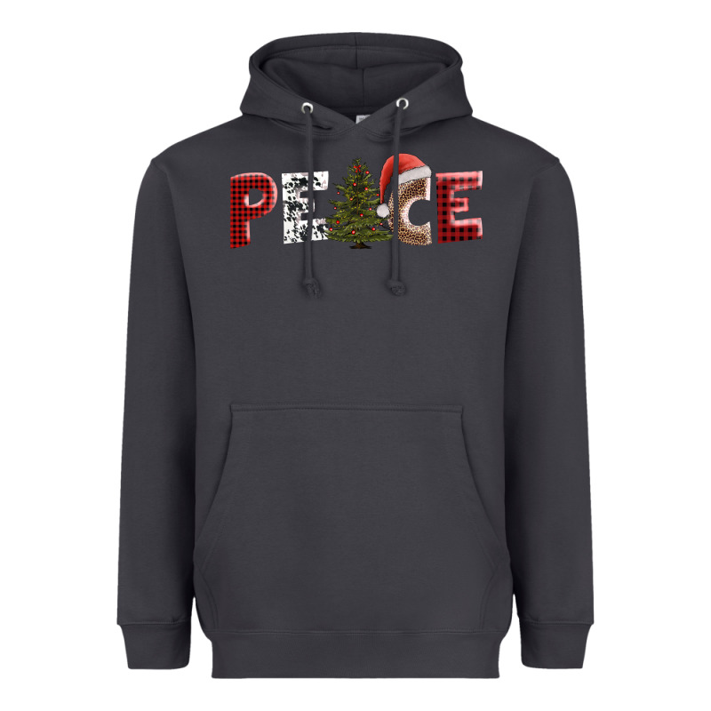 Peace Christmas Heavyweight Hoodie by AdoDesignShop | Teevron