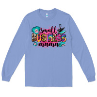 Colony Blue small business mama Long Sleeve Tee - Zillion Design Studio